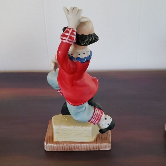 Lot of 2 Vintage Clowns Bisque Porcelain Figurines - Picture 5 of 13